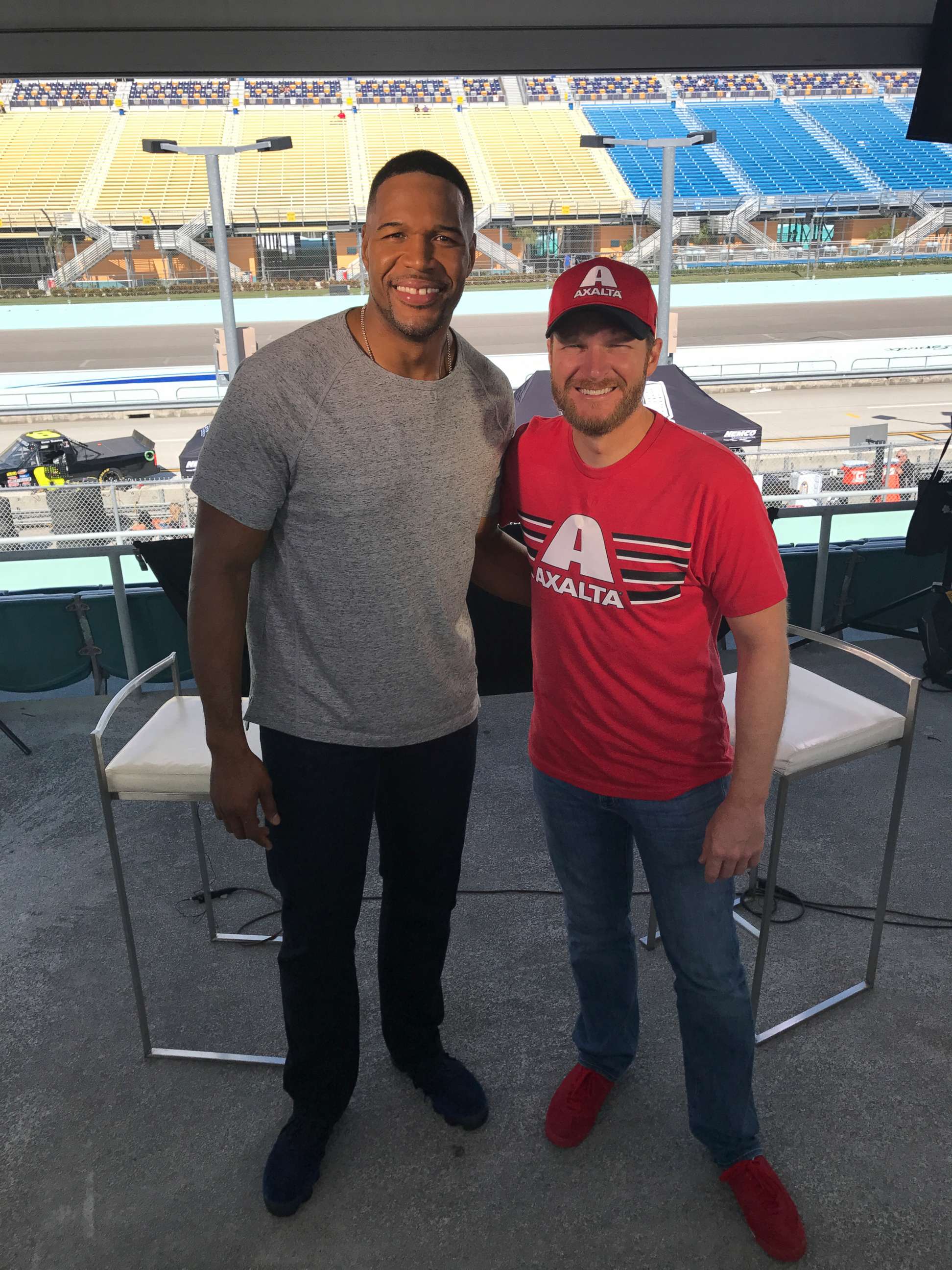 PHOTO: Dale Earnhardt Jr. opens up about retiring after his 18-year career with NASCAR in an exclusive interview with ABC News' Michael Strahan. 