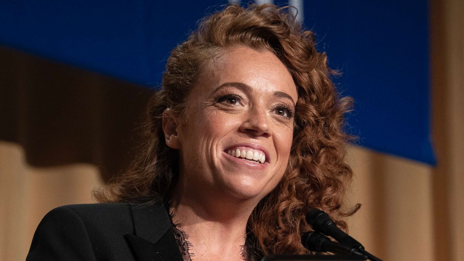 PHOTO: Michelle Wolf speaks at the 2018 White House Correspondents Association Annual Dinner in Washington, April 28, 2018.