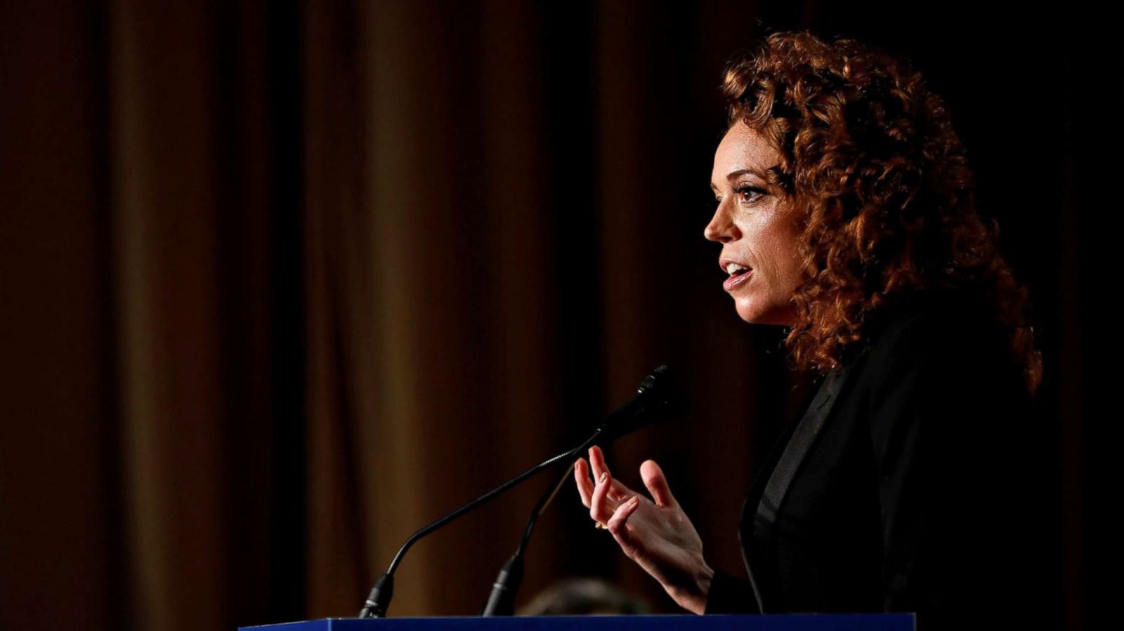 PHOTO: Comedian Michelle Wolf performs at the White House Correspondents' Association Dinner in Washington, April 28, 2018.