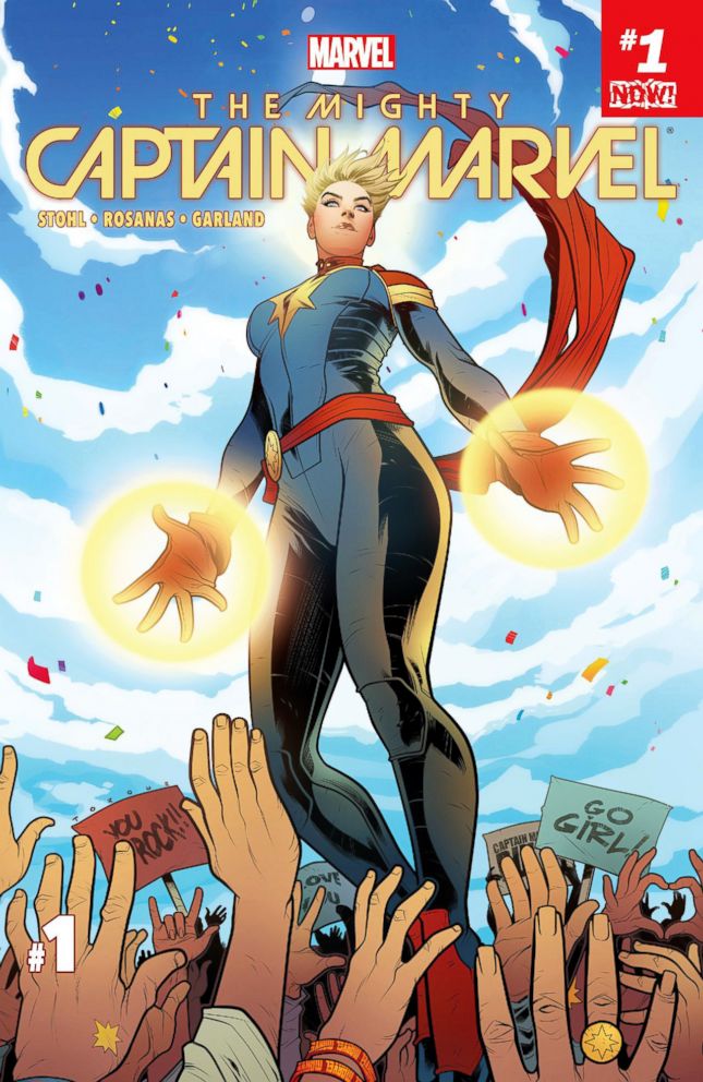 PHOTO: The Mighty Captain Marvel cover art.