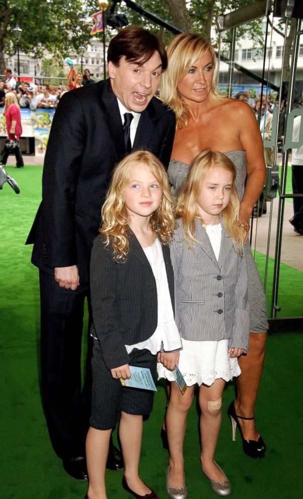 PHOTO: In this file photo, Meg Matthews with her family and Mike Myers arrive at the UK film premiere of 'Shrek The Third,' at the Odeon, Leicester Square, June 11, 2007, in London.