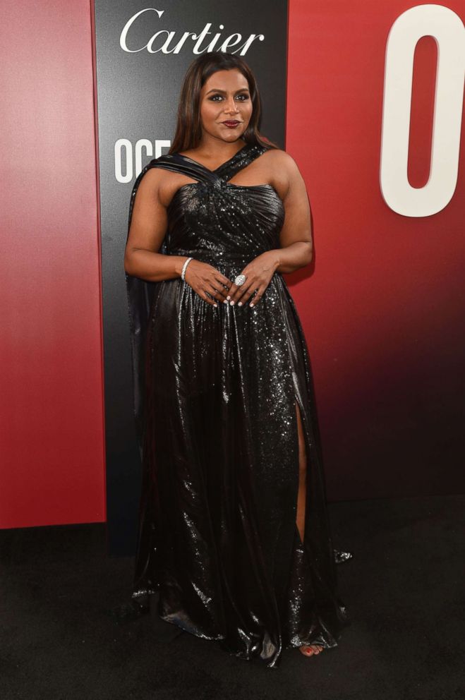 PHOTO: Mindy Kaling at the Ocean's 8 film premiere in New York, June 5, 2018.