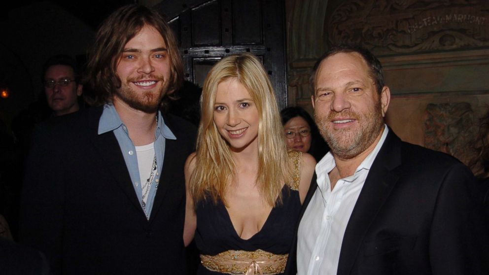 PHOTO: (L-R) Chris Backus, Mira Sorvino and Harvey Weinstein attend HBO's Annual Pre-Golden Globes Party hosted by Colin Callender, Chris Albrecht and Carolyn Strauss at Chateau Marmont, Jan. 14, 2006 in Los Angeles. 