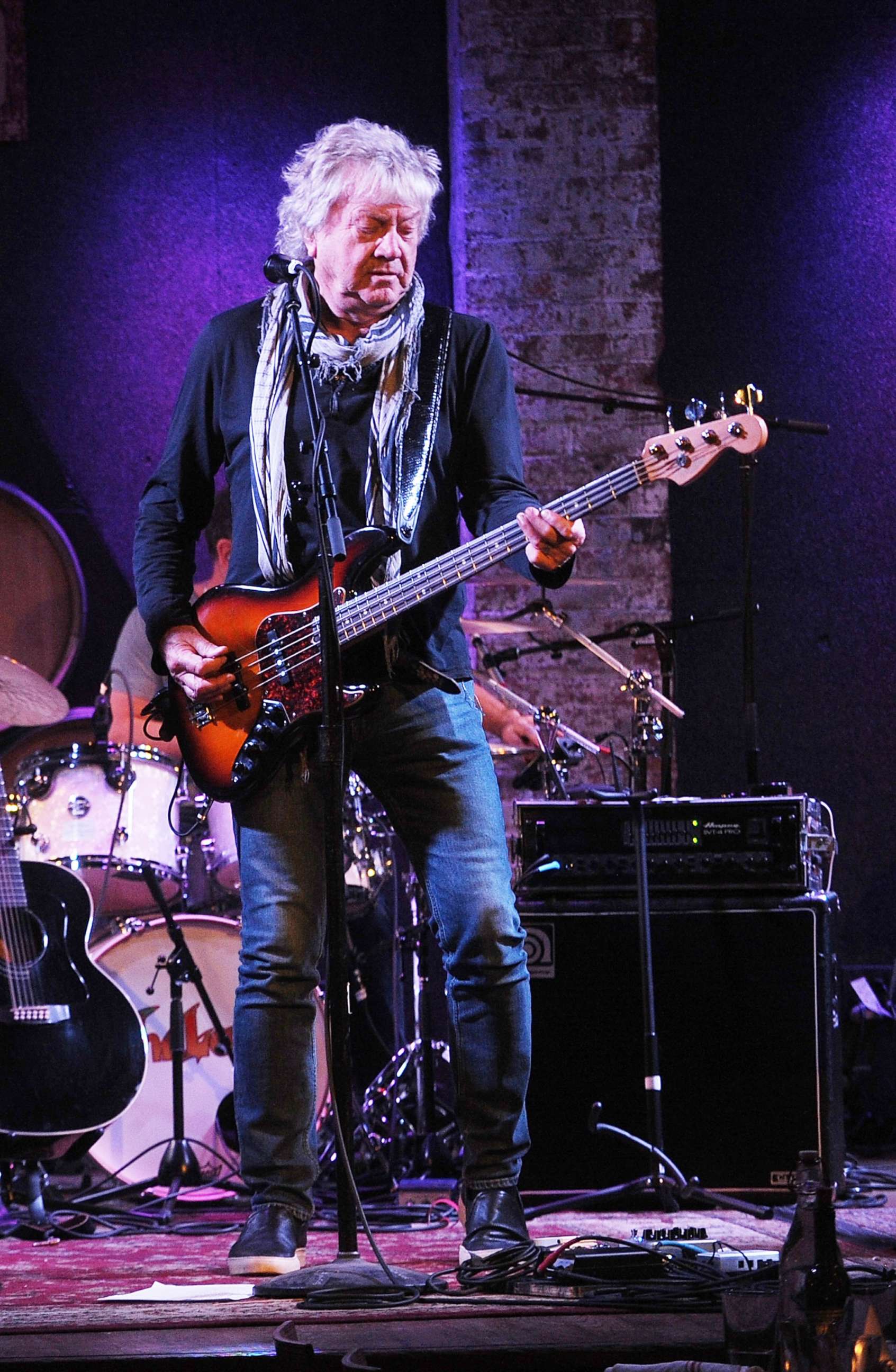 PHOTO: John Lodge of The Moody Blues performs at City Winery, Nov. 8, 2017, in New York.