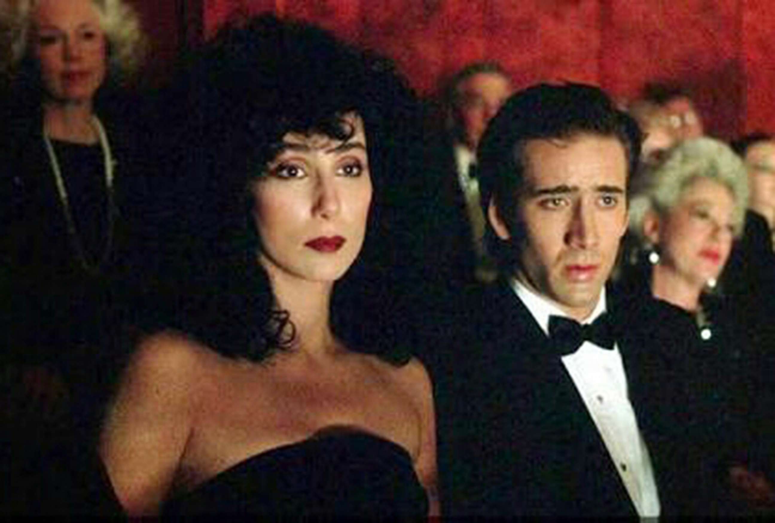 PHOTO: Nicolas Cage and Cher in a scene from "Moonstruck." 
