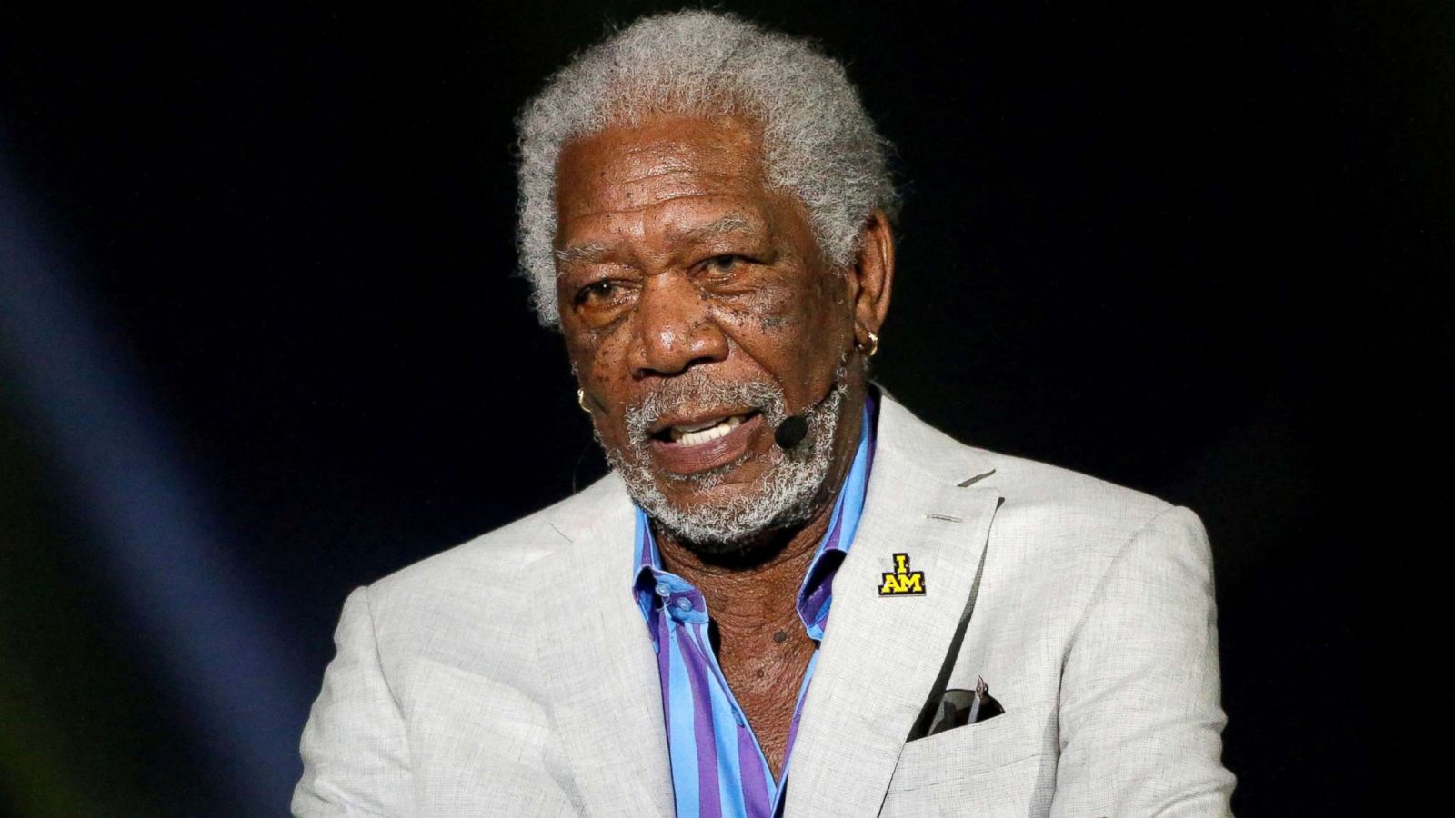 PHOTO: Morgan Freeman takes part in the opening ceremonies of the Invictus Games in Orlando Florida, May 8, 2016.