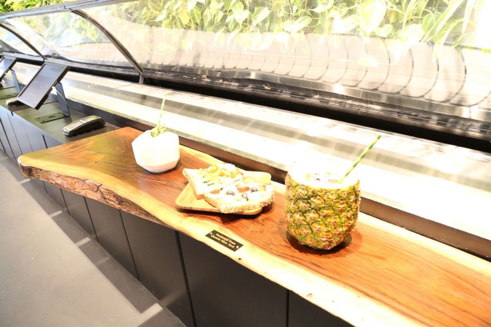 PHOTO: Nap York offers a variety of healthy snacks in their first floor cafe.