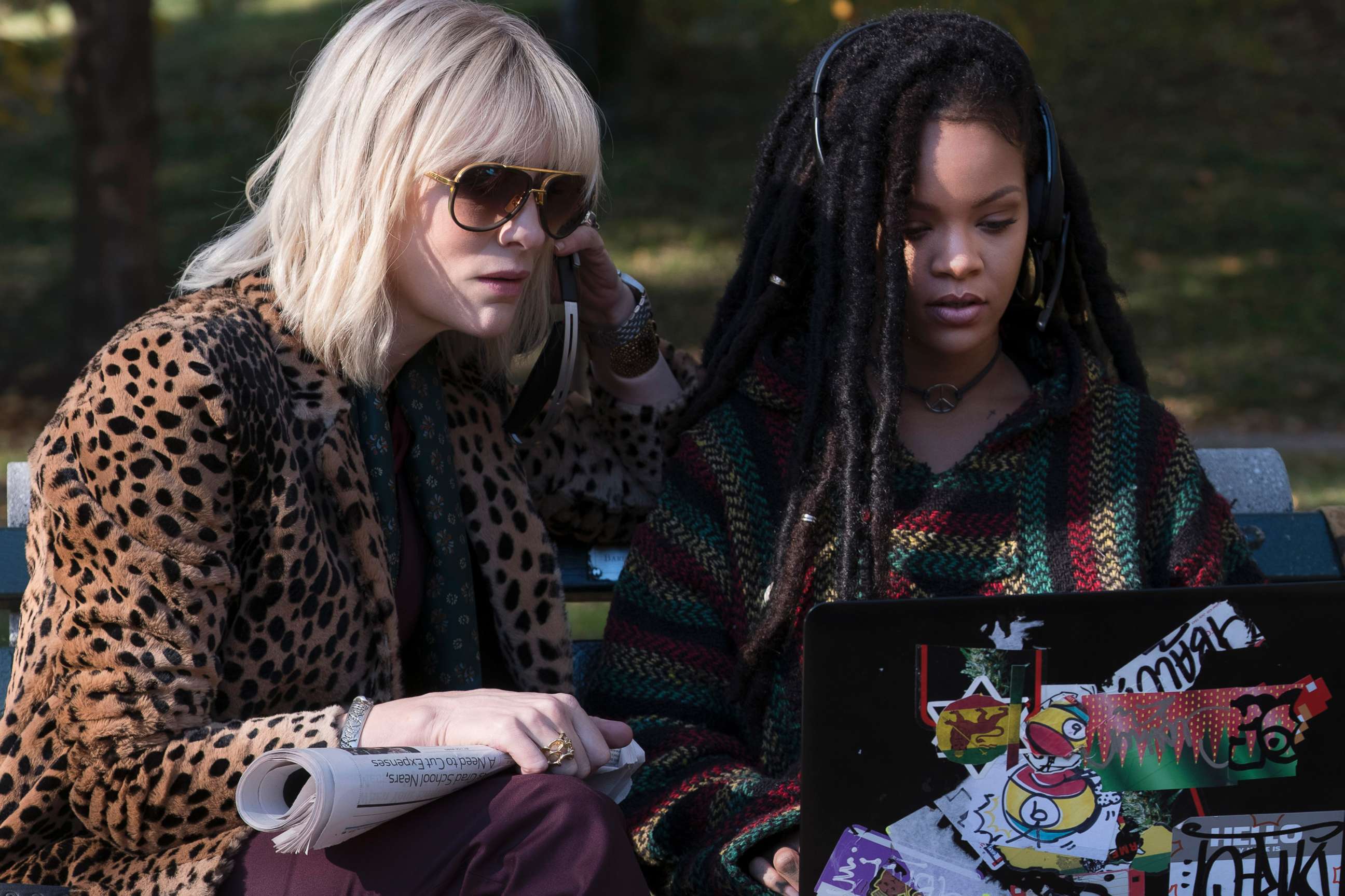 PHOTO: Cate Blanchett and Rihanna star in the 2018 film, "Oceans 8."