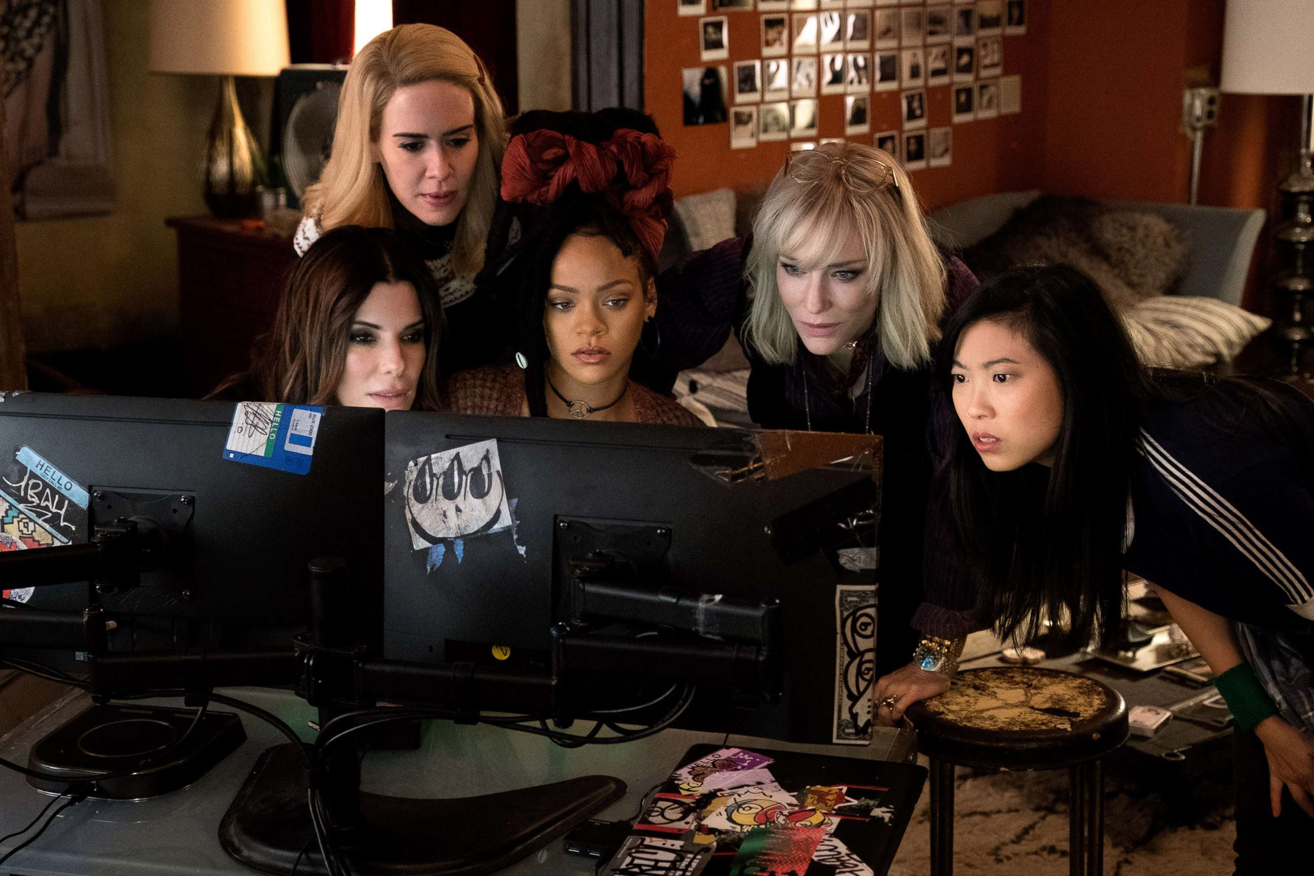 PHOTO: Sandra Bullock, Sarah Paulson, Rihanna, Cate Blanchett and Awkwafina star in the 2018 film, "Oceans 8."
