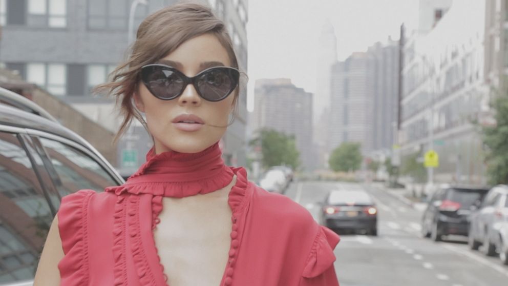 Olivia Culpo arrives in New York City to pick her favorite outfit between Katie Bihl and Kristine Agabaian.