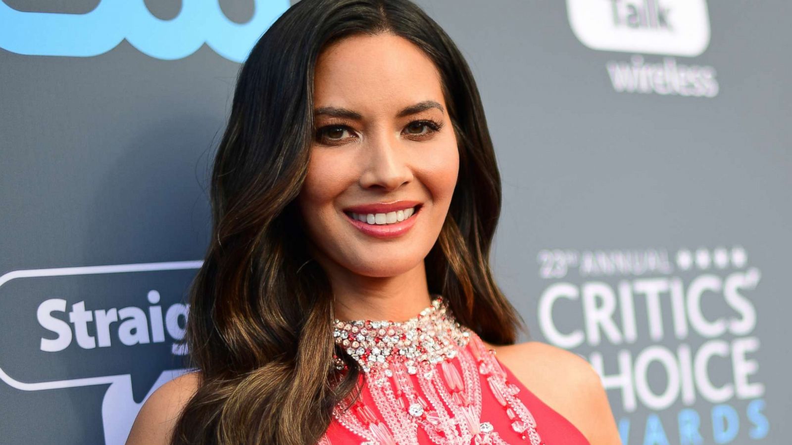 PHOTO: Olivia Munn attends The 23rd Annual Critics' Choice Awards at Barker Hangar, Jan. 11, 2018 in Santa Monica, Calif.