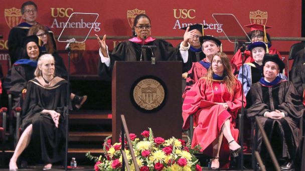 Oprah Winfrey Dishes Out Life Advice In Her Usc Commencement Speech Abc News