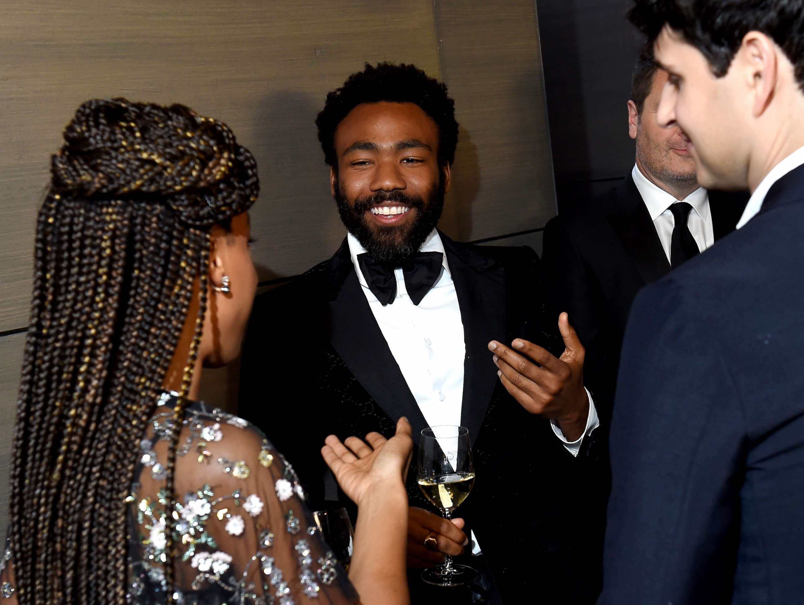 PHOTO: Donald Glover attends the 2018 Vanity Fair Oscar Party hosted by Radhika Jones at Wallis Annenberg Center for the Performing Arts, March 4, 2018, in Beverly Hills, Calif.