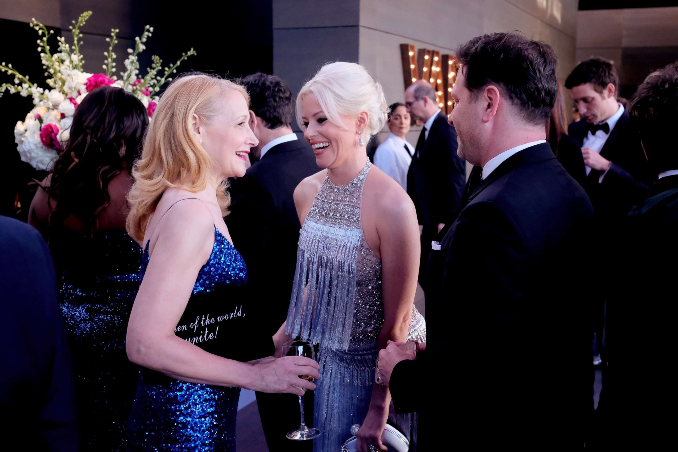 PHOTO: Patricia Clarkson and Elizabeth Banks attend the 2018 Vanity Fair Oscar Party hosted by Radhika Jones at Wallis Annenberg Center for the Performing Arts, March 4, 2018, in Beverly Hills, Calif.