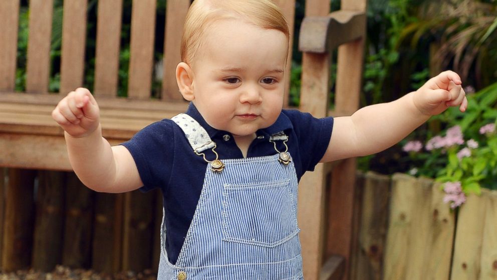 PHOTO: This photo dated July 2, 2014, was taken to mark Prince George's first birthday and shows the Prince during a visit to the Sensational Butterflies exhibition at the Natural History Museum, London.