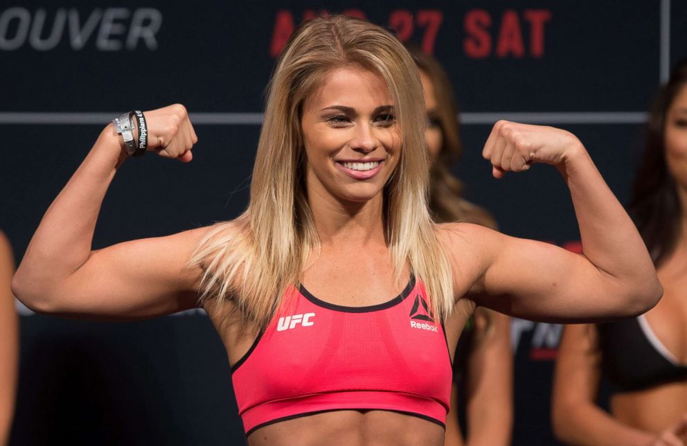 PHOTO: Paige VanZant poses during the weigh-in for a UFC Fight Night event, in Vancouver, British Columbia, Aug. 26, 2016.