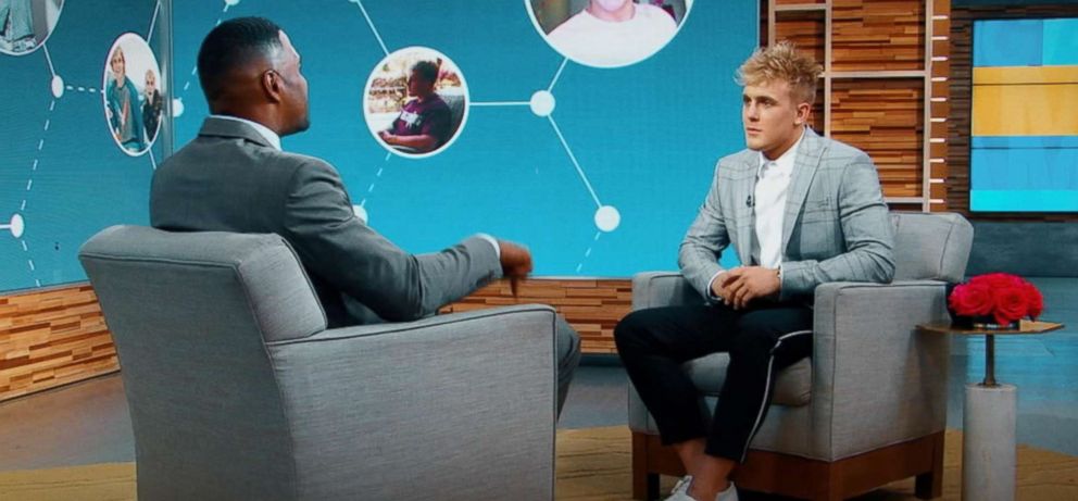 PHOTO: Youtube star Jake Paul opened up about how he hopes to be a role model in an interview with ABC News' Michael Strahan. 