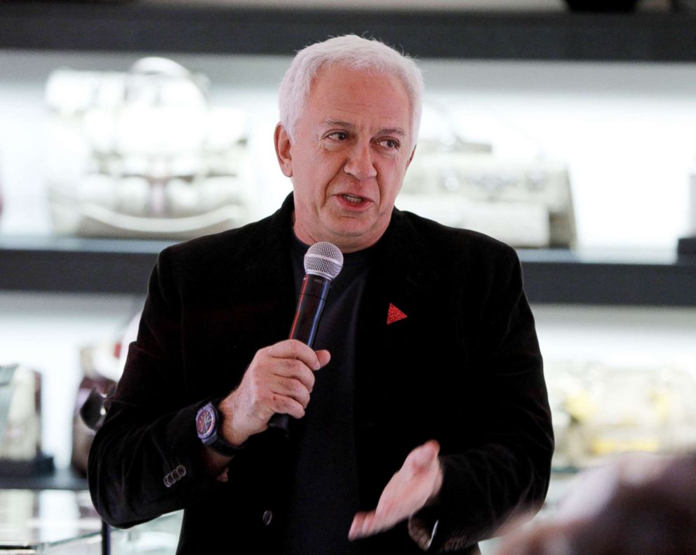 PHOTO: Paul Marciano speaks at GUESS Flagship Boutique on Nov. 10, 2011, in Beverly Hills, Calif. 