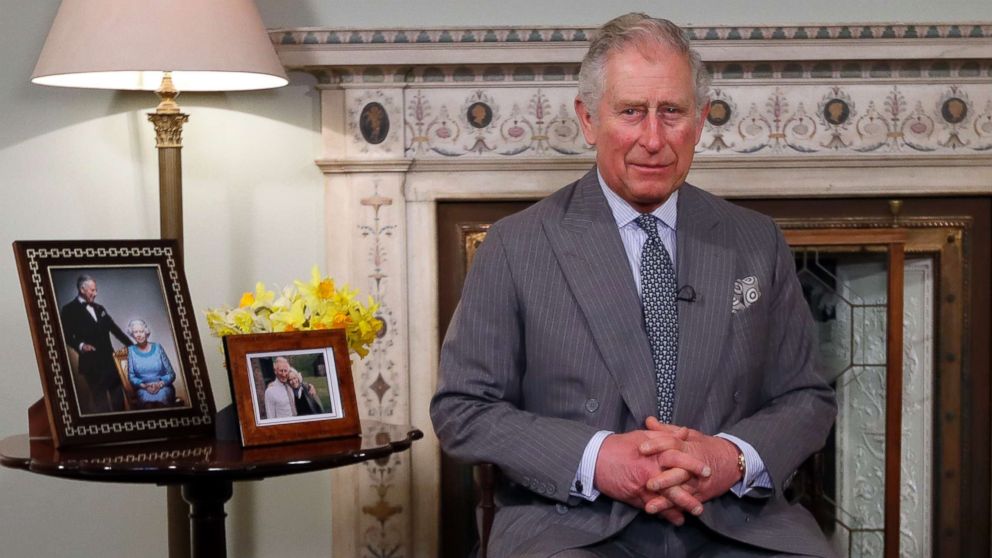 PHOTO: Britain's Prince Charles delivers his Easter message on March 15, 2018 at the Clarence House in London.