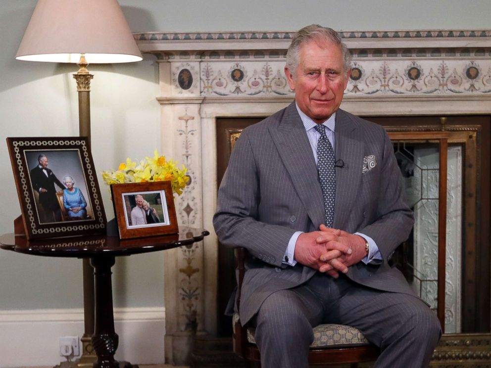 PHOTO: Britains Prince Charles delivers his Easter message on March 15, 2018 at the Clarence House in London.