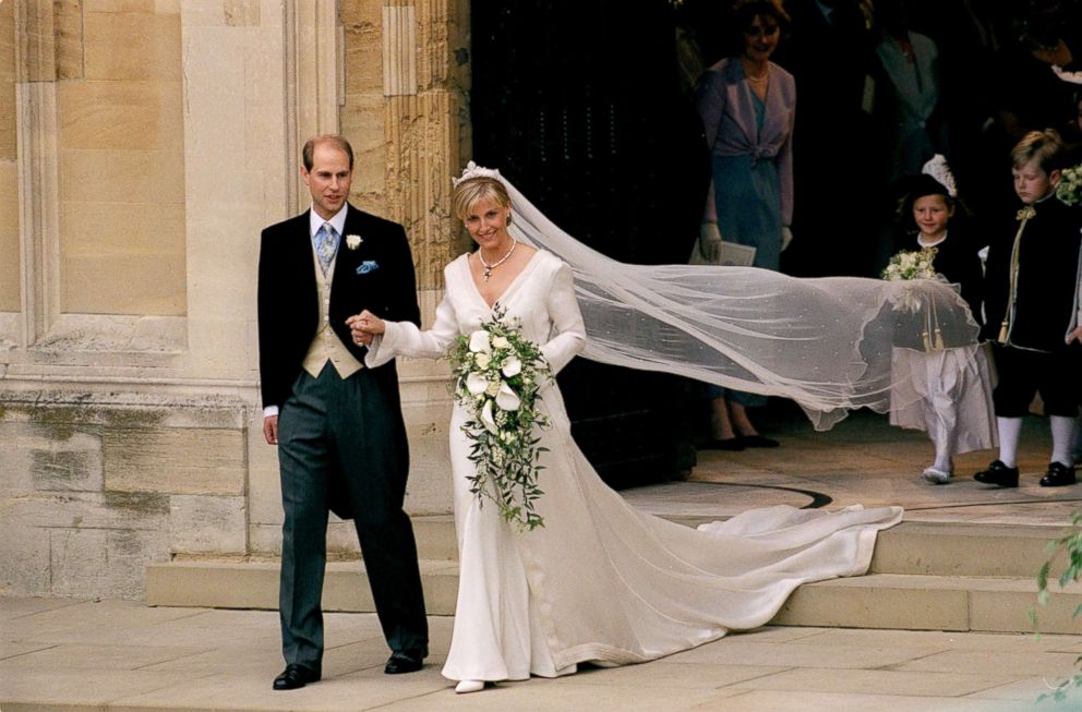 PHOTO: Prince Edward and Sophie Rhys-Jones on the day of their wedding, June 19, 1999.