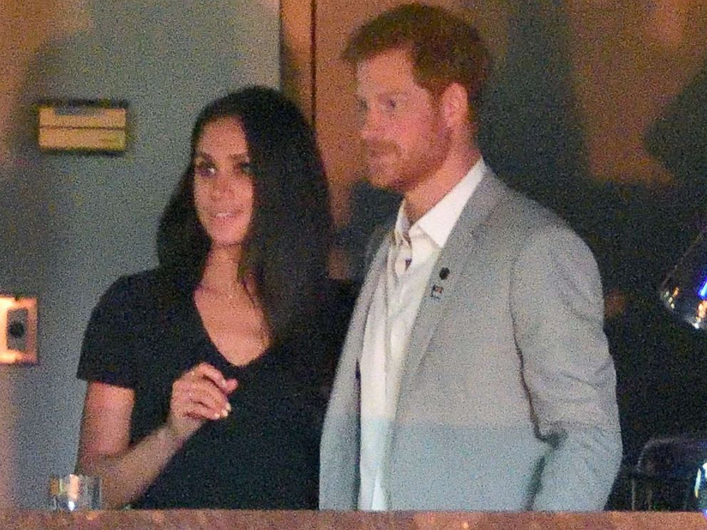 PHOTO: Meghan Markle and Prince Harry are seen at the Closing Ceremony on day 8 of the Invictus Games Toronto 2017 at the Air Canada Centre, Sept. 30, 2017, in Toronto, Canada.