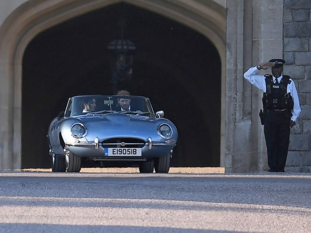 Photo for the royal wedding prince harry meghan markle jaguar