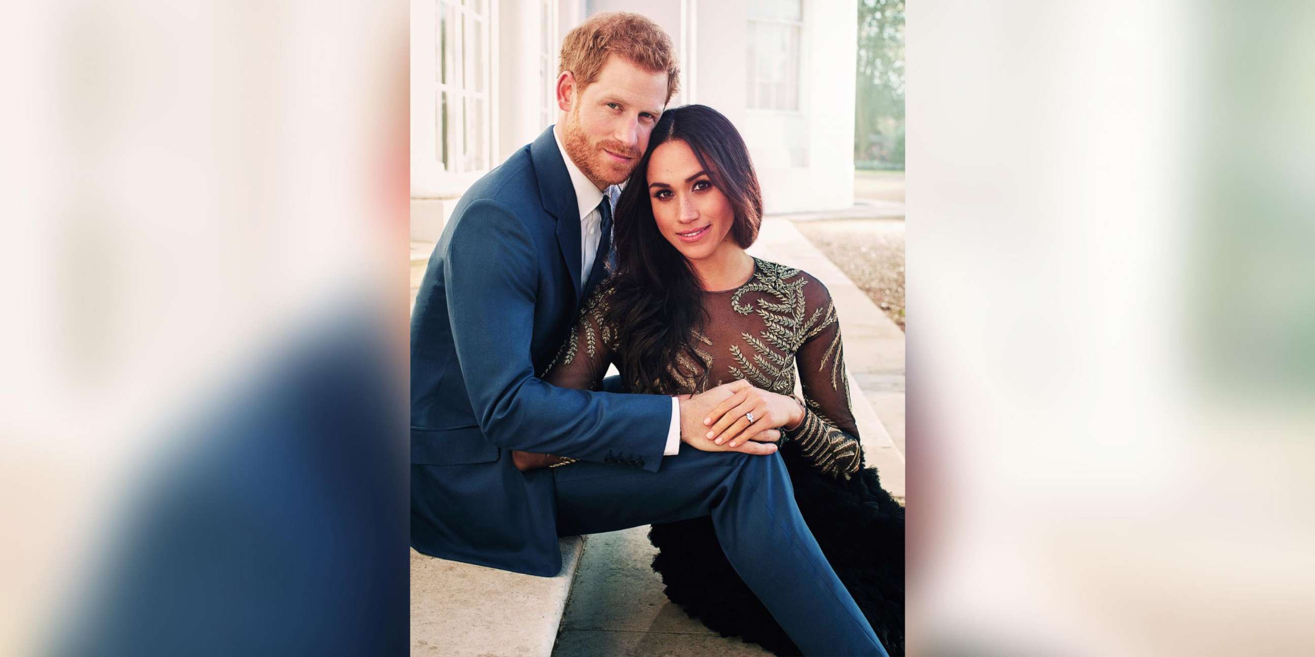 PHOTO: Britain's Prince Harry and Meghan Markle pose for one of two official engagement photos, at Frogmore House, in Windsor, England, in this photo released by Kensington Palace, Dec. 21, 2017.