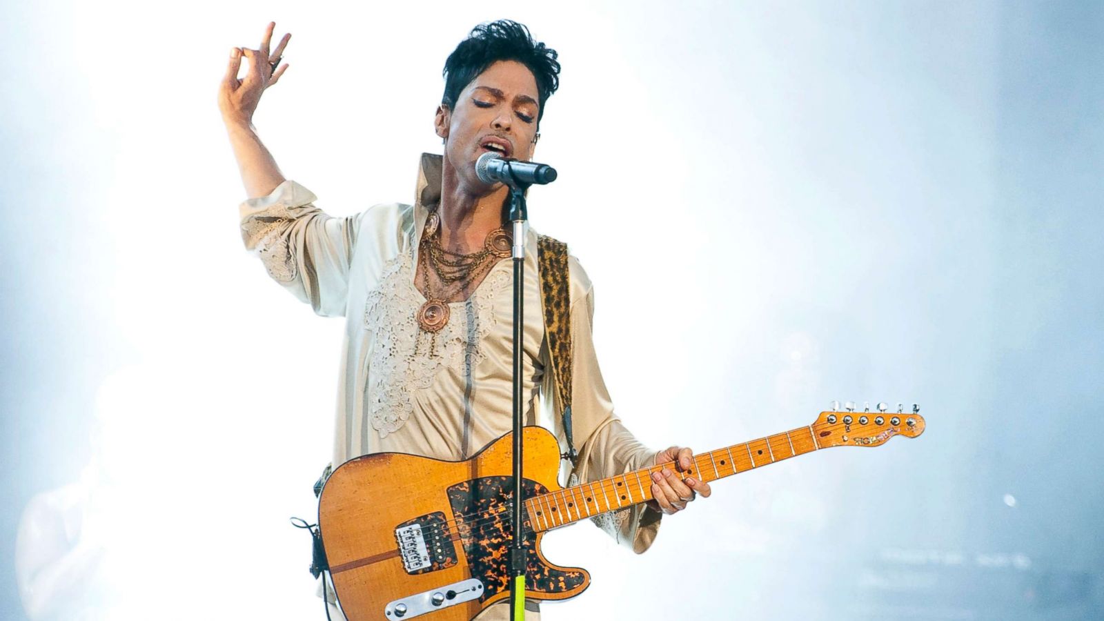 PHOTO: Prince headlines the main stage on the last day of Hop Farm Festival, July 3, 2011, in Paddock Wood, United Kingdom.