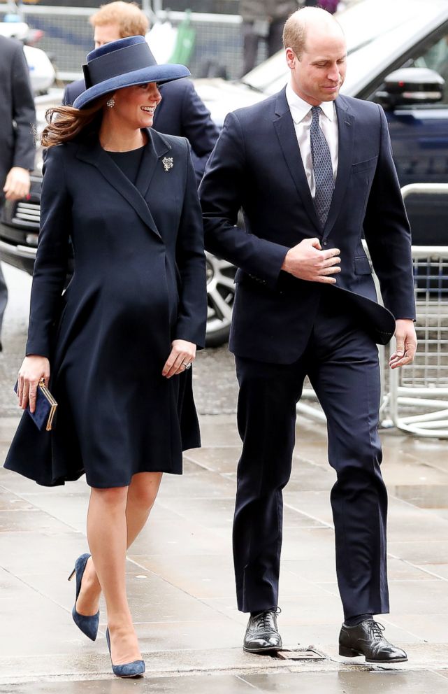 PHOTO: Catherine, Duchess of Cambridge and her husband Prince William, Duke of Cambridge, attend a Commonwealth Day Service at Westminster Abbey in central London, on March 12, 2018.