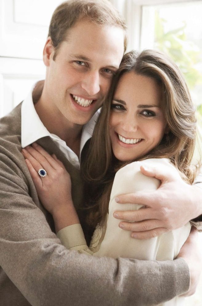 PHOTO: Prince William and Miss Catherine Middleton are pictured, Nov. 25, 2010 in the Cornwall Room at St. Jamess Palace in London, in this official portrait that they have chosen to release to mark their engagement.