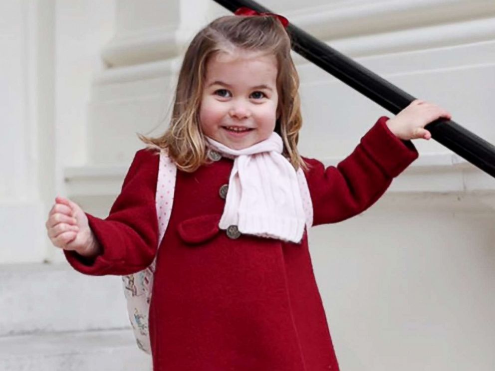 PHOTO: Princess Charlotte prepares to attend her first day at school in this photo posted on Twitter by Kesington Palace.