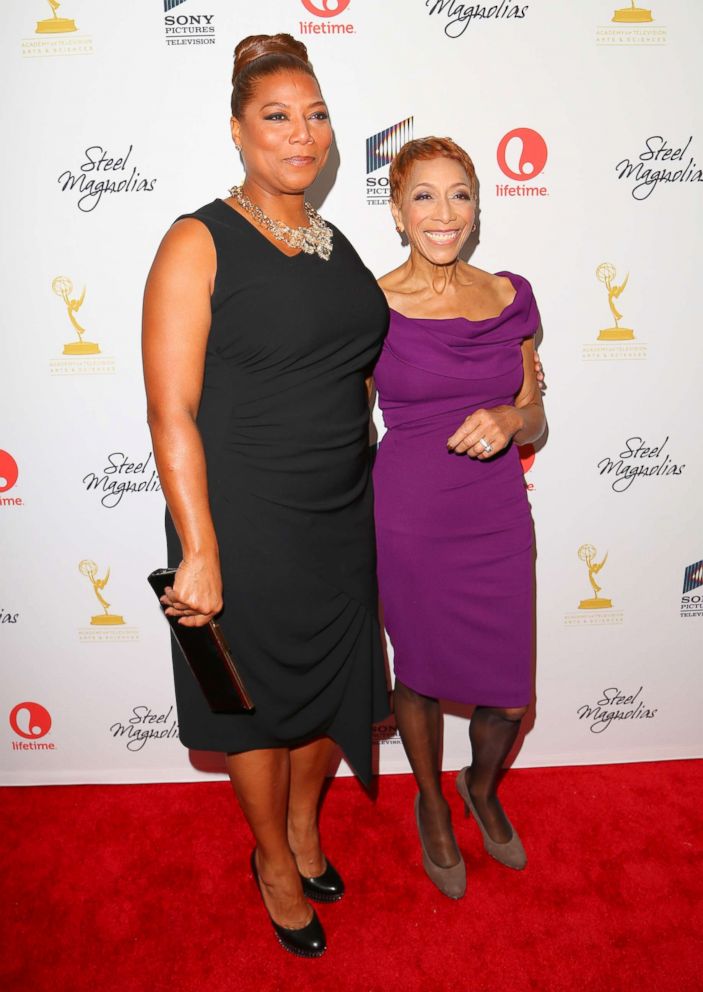 PHOTO: Queen Latifah and her mother Rita Owens attend the "Steel Magnolias" New York Premiere at Paris Theatre in this Oct. 3, 2012 file photo in New York City.