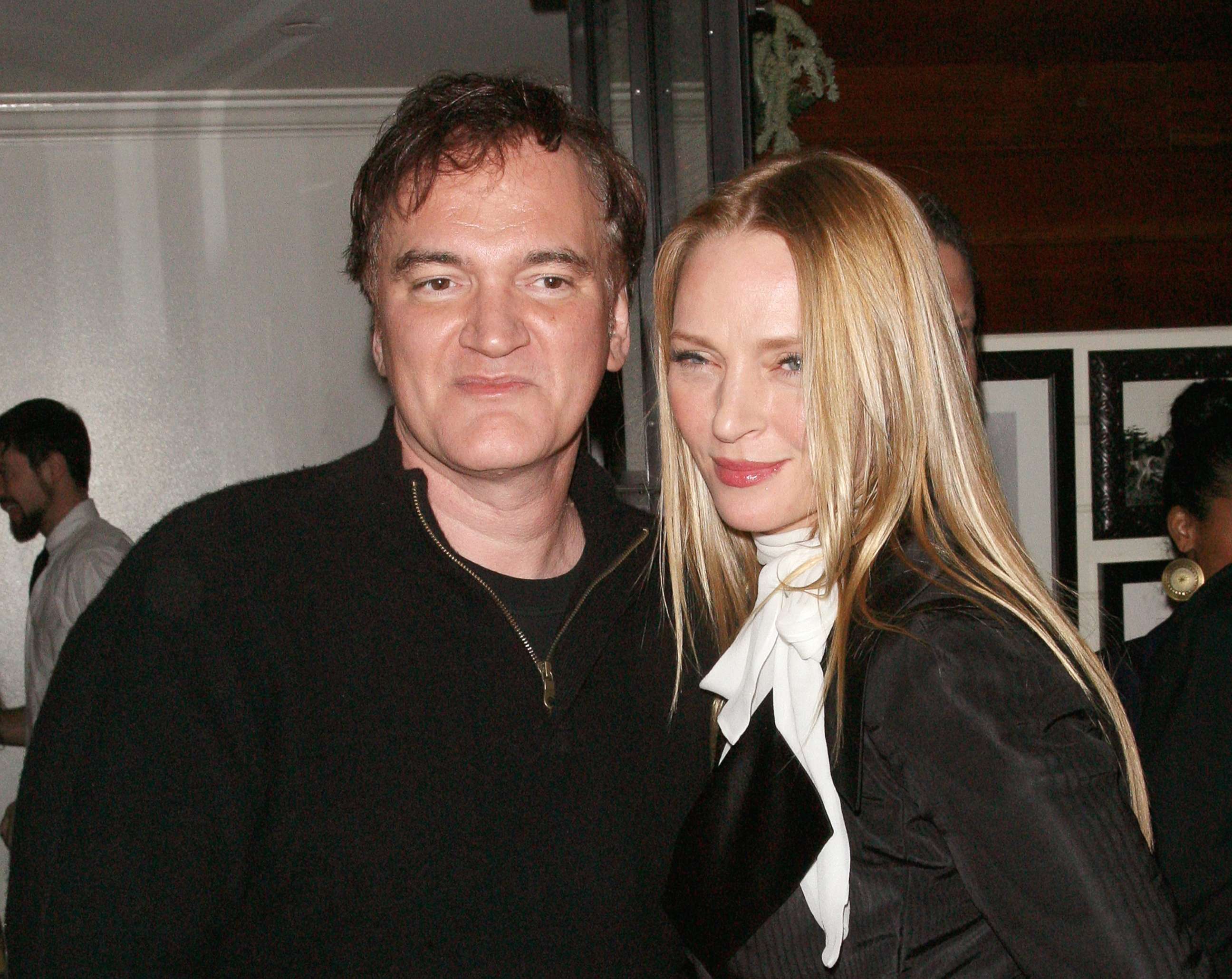 PHOTO: Quentin Tarantino and Uma Thurman attend an after-party for "Django Unchained" at The Standard Hotel, Dec. 11, 2012, in New York.