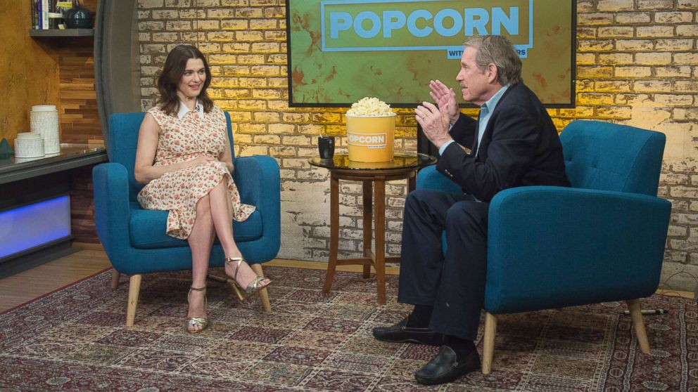 PHOTO: Rachel Weisz appears on "Popcorn with Peter Travers" at ABC News studios, April 24, 2018, in New York City.