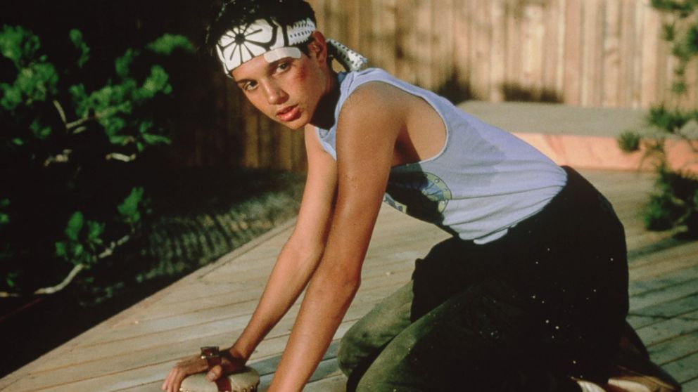Ralph Macchio in a scene from the movie, "The Karate Kid," 1984.