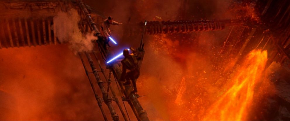 PHOTO: Ewan McGregor and Hayden Christensen in Star Wars: Episode III - Revenge of the Sith. 
