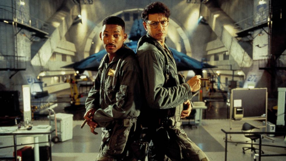 Will Smith and Jeff Goldblum appear in the 1996 film, "Independence Day."  

