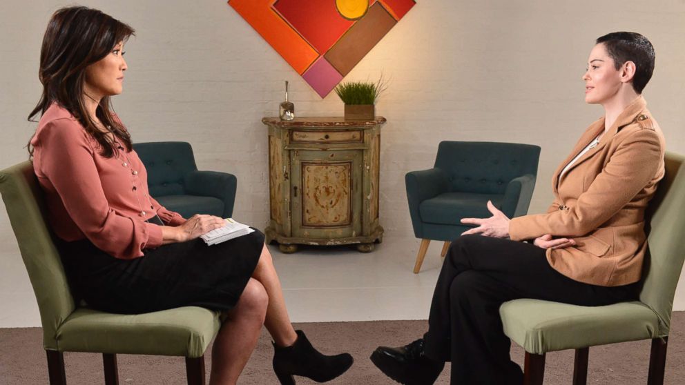 ABC News "Nightline" co-anchor Juju Chang sat down for an extensive interview with Rose McGowan about her new book "Brave" and McGowan's allegations that Harvey Weinstein raped her.