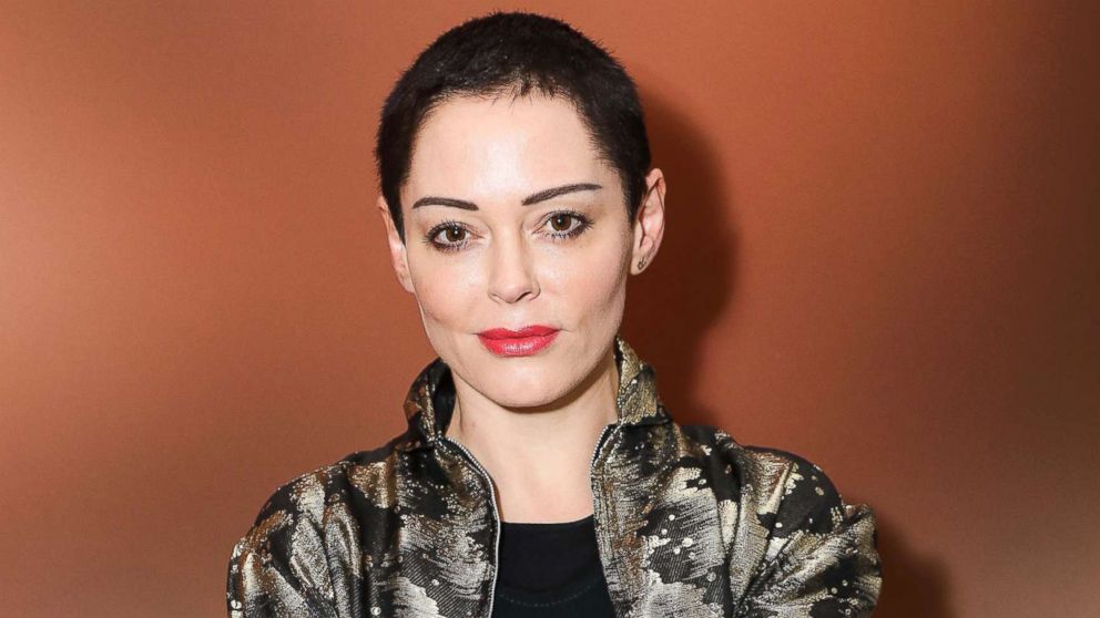 PHOTO: Rose McGowan attends a private view of Joe Corre's new exhibition "Ash From Chaos" at Lazinc, April 19, 2018, in London.