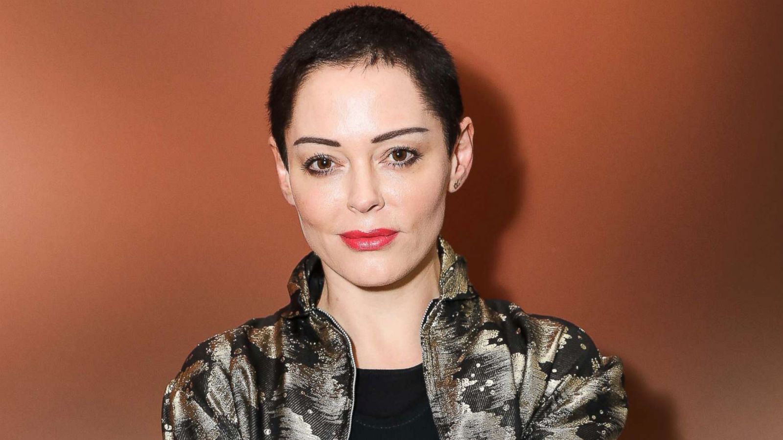 PHOTO: Rose McGowan attends a private view of Joe Corre's new exhibition "Ash From Chaos" at Lazinc, April 19, 2018, in London.