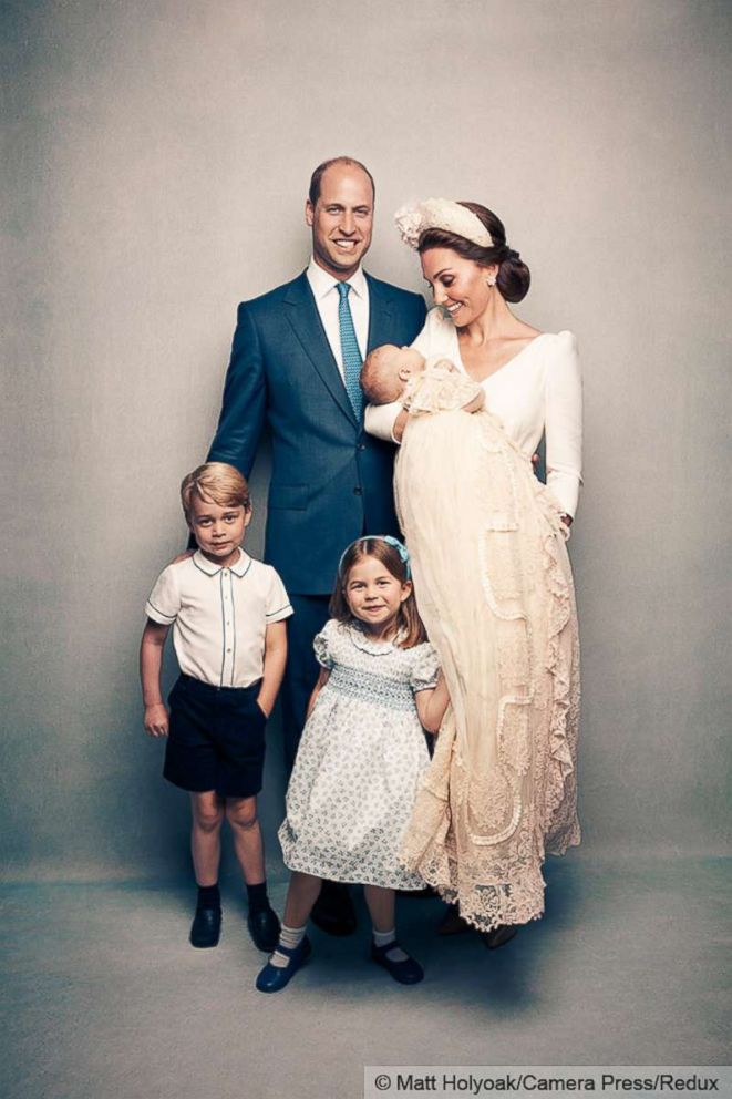 PHOTO: The British Royal family gathered for Prince Louis' christening.