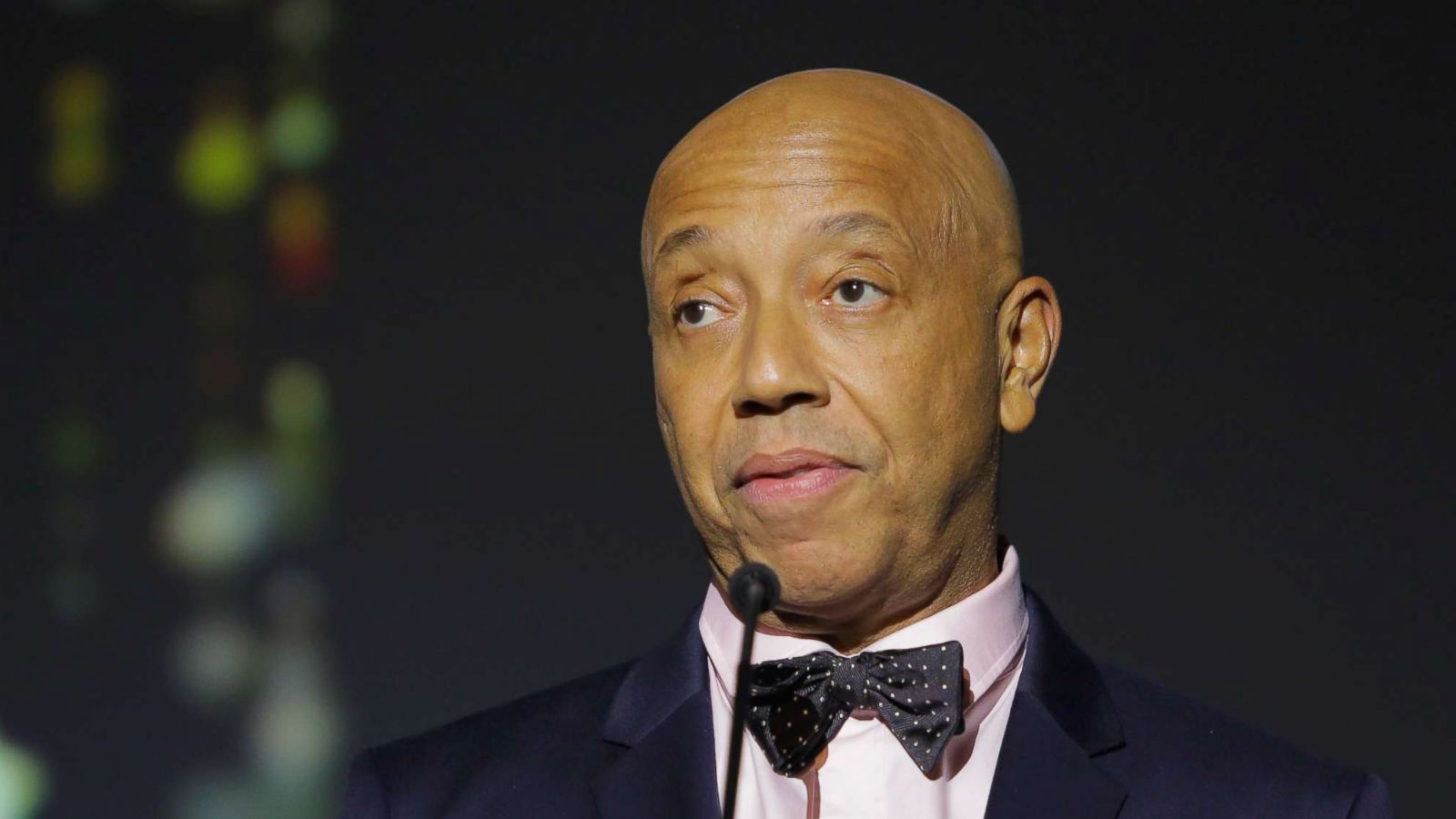 PHOTO: Music producer Russell Simmons speaks onstage at the 2017 Make a Wish Gala, Nov. 9, 2017, in Los Angeles.