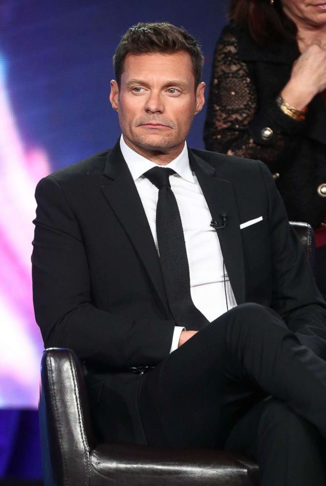 PHOTO: Ryan Seacrest speaks onstage during the ABC Television/Disney portion of the 2018 Winter Television Critics Association Press Tour at The Langham Huntington, Pasadena, Jan. 8, 2018 in Pasadena, California.