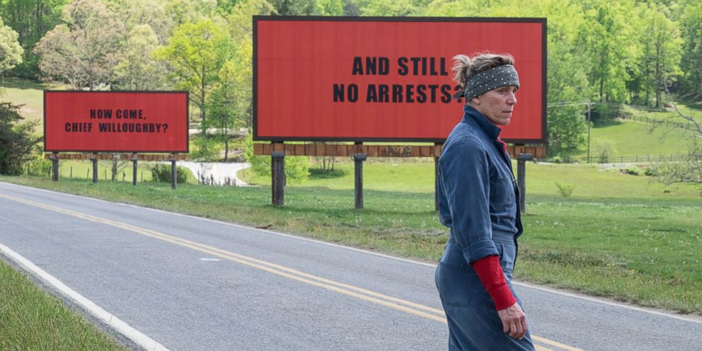 PHOTO: Frances McDormand in the movie, "Three Billboards Outside Ebbing, Missouri."