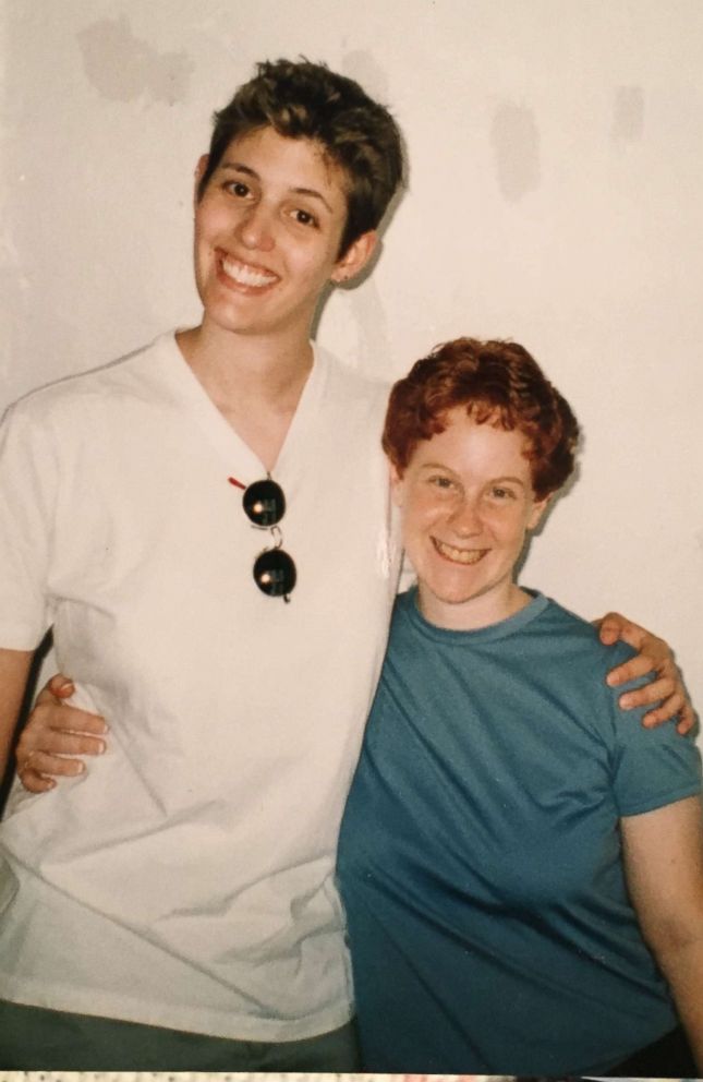 PHOTO: Sally Kohn is pictured in this undated photo from her early 20s with her high school sweetheart.