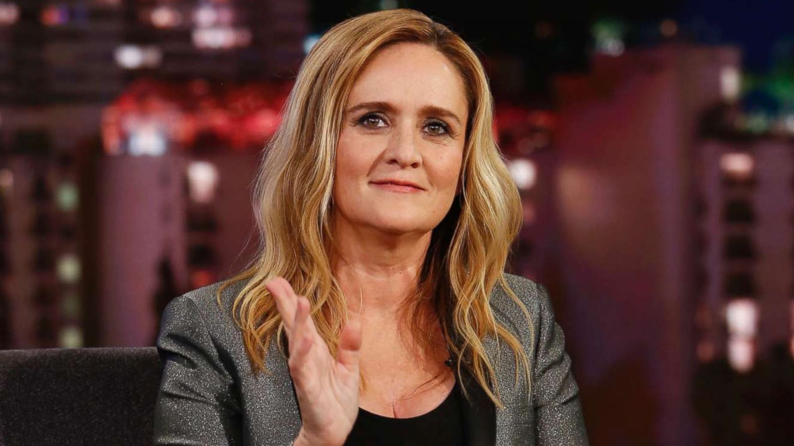 PHOTO: Samantha Bee appears on "Jimmy Kimmel Live!" on May 24, 2018.