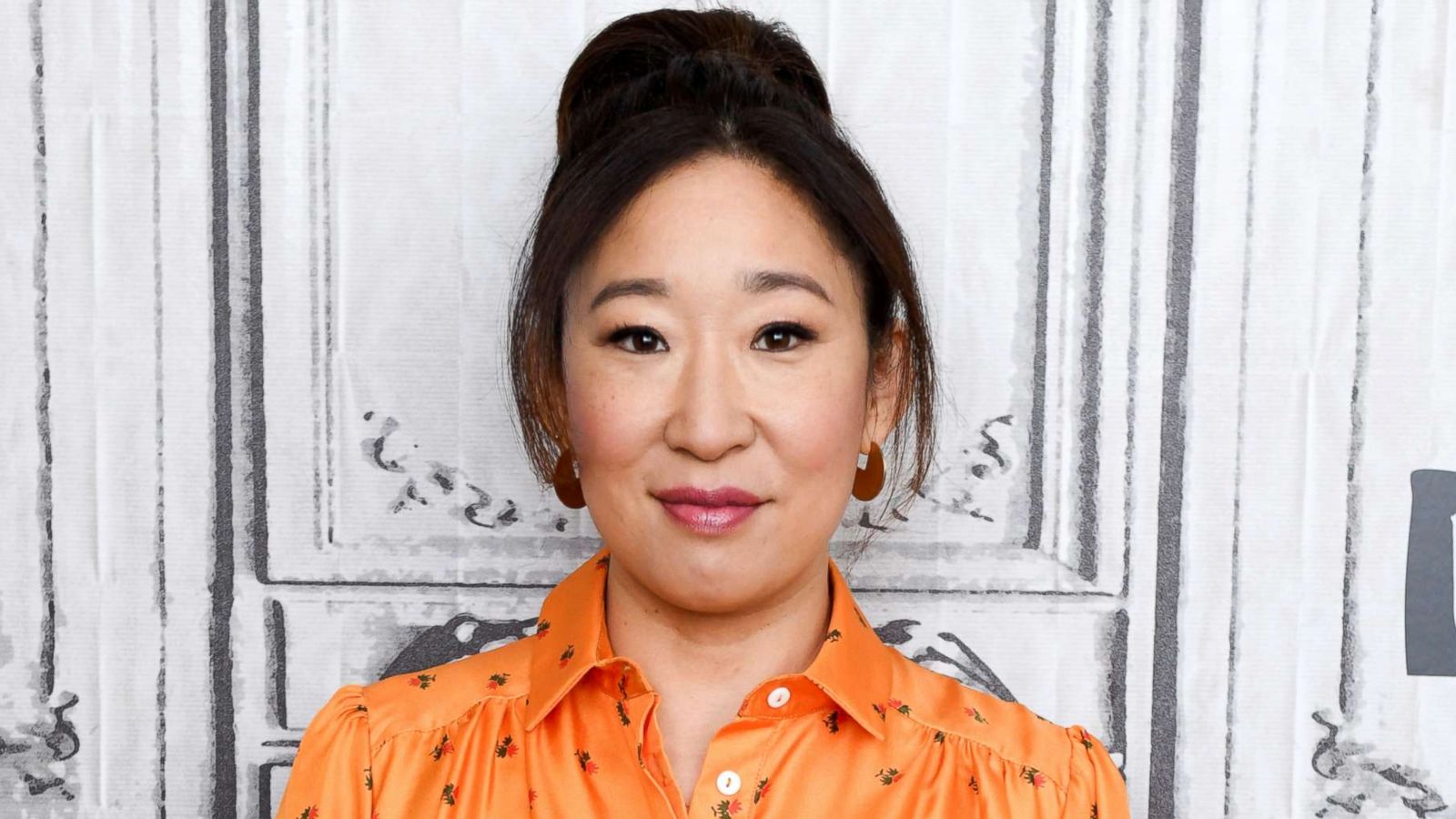 PHOTO: Actress Sandra Oh visits Build Series to discuss "Killing Eve," April 5, 2018 in New York City.