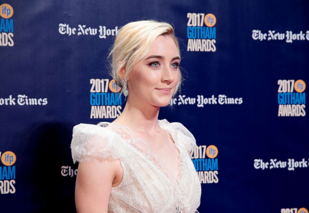 PHOTO: Saoirse Ronan attends IFP's 27th Annual Gotham Independent Film Awards on Nov.27, 2017, in New York City.  