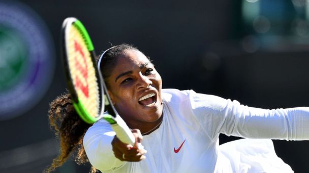 Serena Williams wins her 1st match at Wimbledon since giving birth